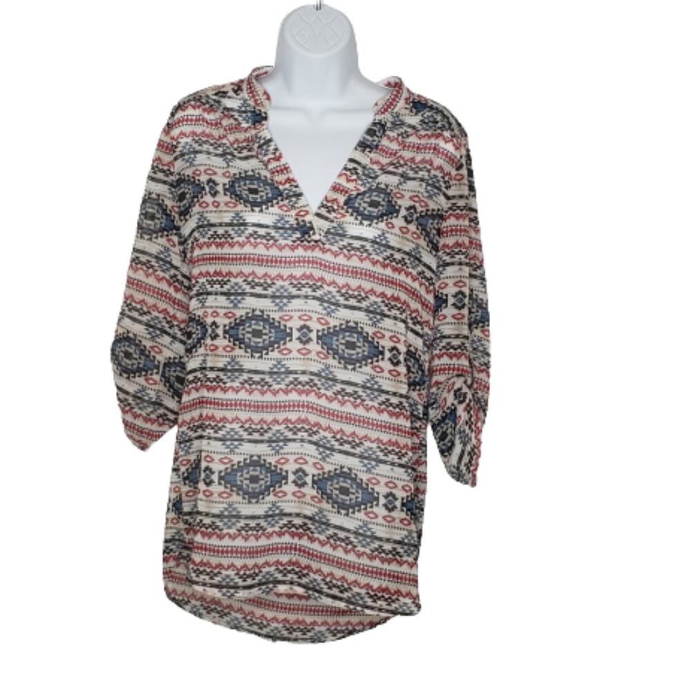Wishful Park 1/4 Sleeve Boho Top